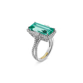 Emerald & Diamond Ring - Dracakis Jewellers